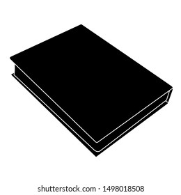 book simple image. Isolated stock vector illustration