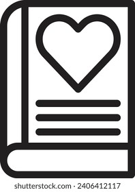 Icono de línea de un solo vector