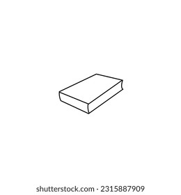 book, sketch of a vector drawing, isolated on a white background. a collection of educational items