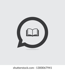 Book Speech Bubble Icon
