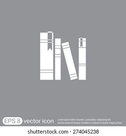 Book Spine, Spines Of Books. Icon Symbol Of A Science And Literature