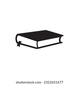 Book stack, education vector black icon