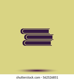 Book stack icon.