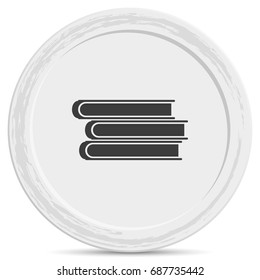 Book stack icon.