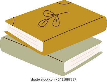 Book Stack Icon Vector Illustration