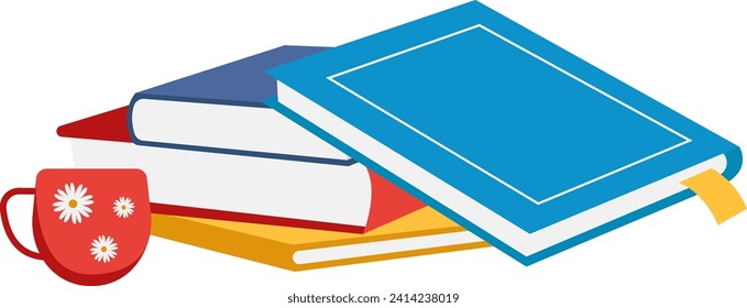 The Book Stacks Element Illustration