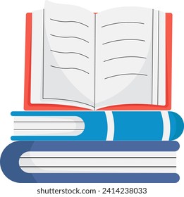The Book Stacks Element Illustration