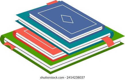 The Book Stacks Element Illustration