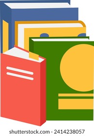 The Book Stacks Element Illustration
