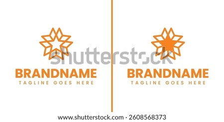 Book Star Logo Education Logo, symbolizing knowledge, inspiration, and academic excellence