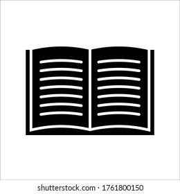 book - stationery icon vector design template