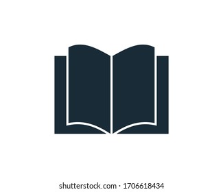 Book Stationery Icon Vector Logo Template Illustration Design