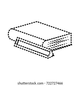 book sticker  vector illustration