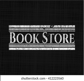 Book Store with chalkboard texture