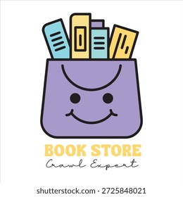 Bücherladen Crawl Experte T-Shirt Design