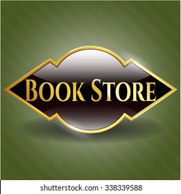 Book Store golden emblem