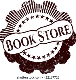 Book Store grunge stamp