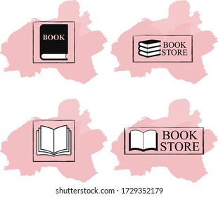 Juego de iconos de almacén de libros ,teclado de ilustración de vector de trazo editable10
