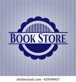 Fondo jean de la tienda de libros