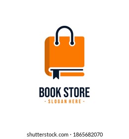 Book Store Logo Design Template. Vector illustration