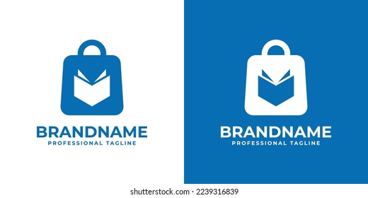 Logotipo de la Tienda de Libros, adecuado para cualquier negocio relacionado con el libro y la tienda.