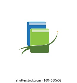 Book store logo and symbol vector template