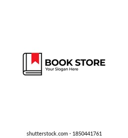 Book Store Logo Template Design Vector