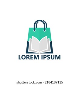 Book store logo template design vector