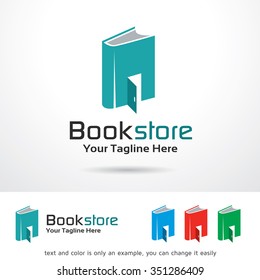 Book Store Logo Template Design Vector