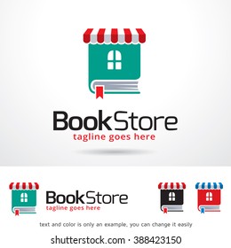 Book Store Logo Template Design Vector