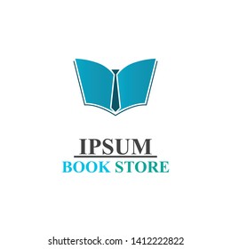 Book store logo template vector design