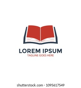 book store logo vector design. icon. vector illustration