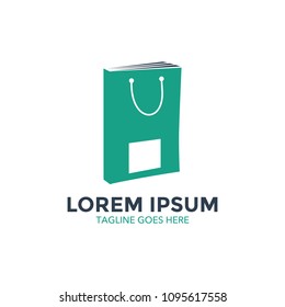 book store logo vector design. icon. vector illustration