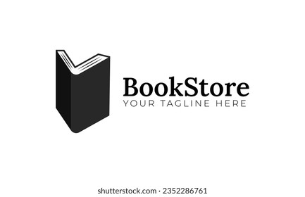 Book store logo vector design