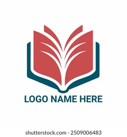 Book store logo vector illustration white background