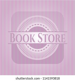 Book Store pink emblem
