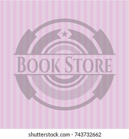 Book Store pink emblem