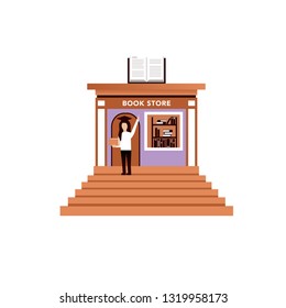 Book store vector illustration