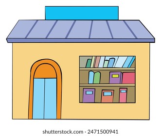 A book store vector illustration