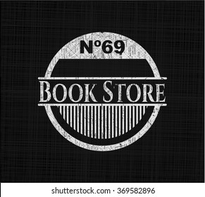 Book Store written with chalkboard texture