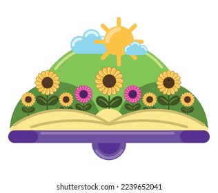 book story for kids icon isolated