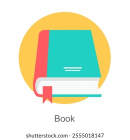 Book and study icon concept