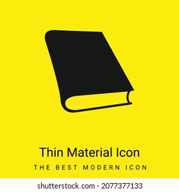 Book For Study Reading minimal bright yellow material icon