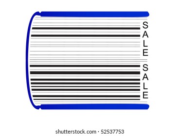 Book Stylized As Barcode