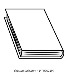 book supply school on white background vector illustration