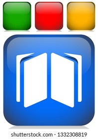 Book symbol icon for knowledge, education and such concepts