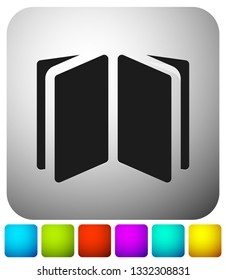 Book symbol icon for knowledge, education and such concepts