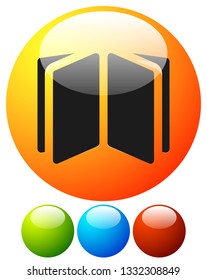 Book symbol icon for knowledge, education and such concepts
