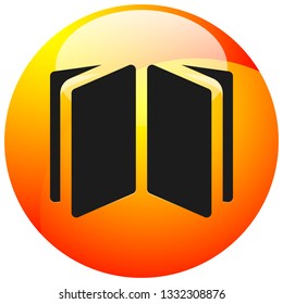 Book symbol icon for knowledge, education and such concepts