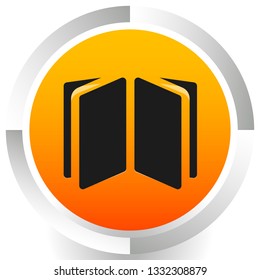 Book symbol icon for knowledge, education and such concepts